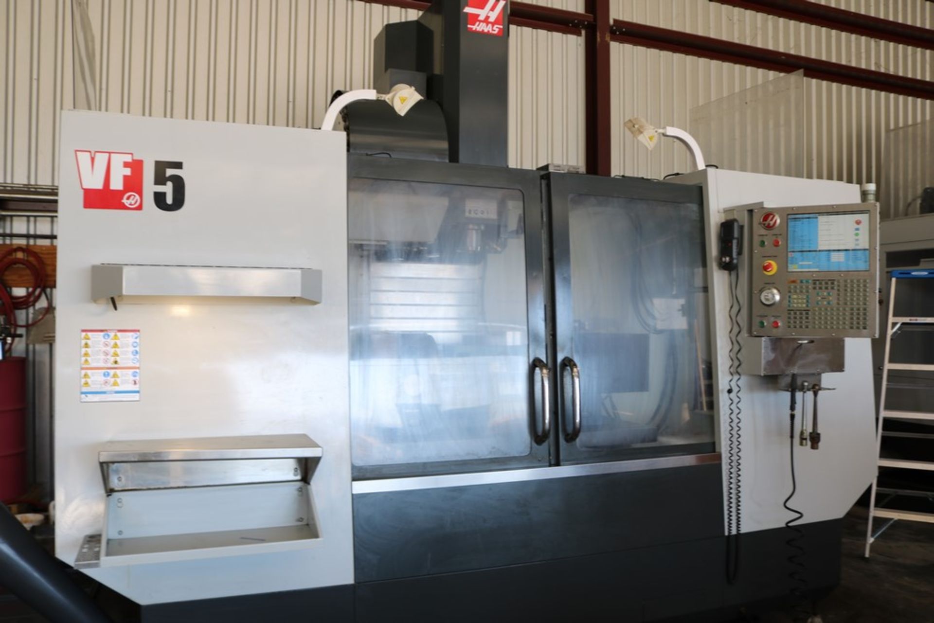 2012 Haas VF-5/40 CNC Vertical Machining Center Probe System, 10,000 RPM, 4th & 5th Axis Drives - Image 2 of 20