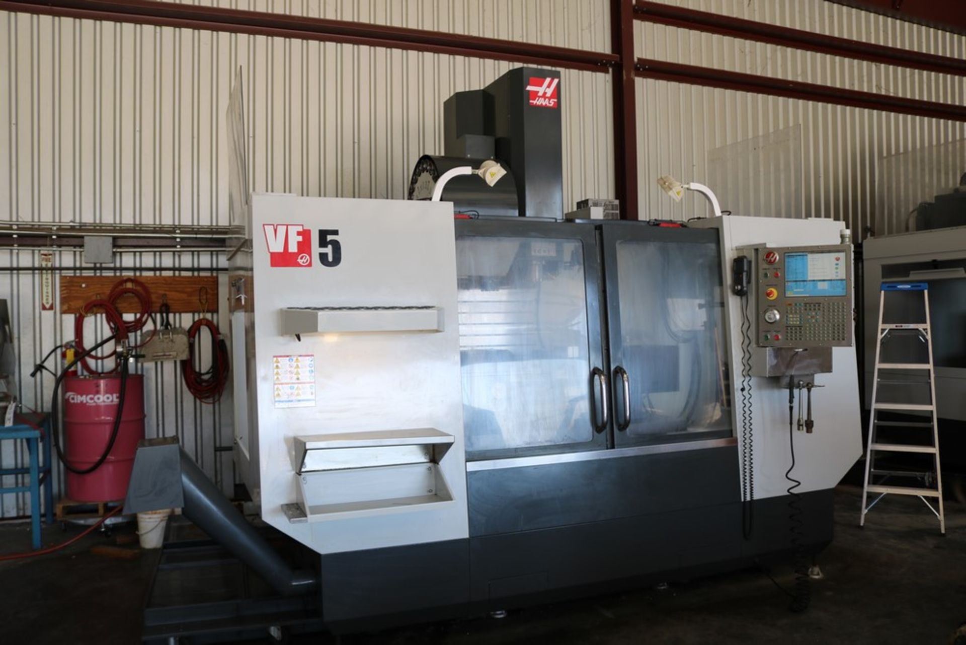 2012 Haas VF-5/40 CNC Vertical Machining Center Probe System, 10,000 RPM, 4th & 5th Axis Drives