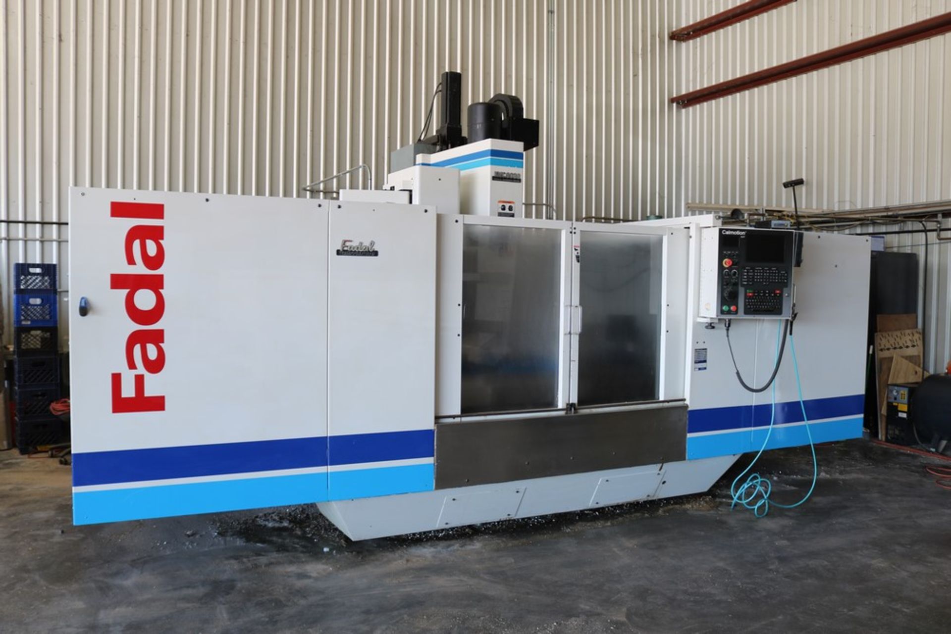 1998 Fadal 8030 CNC Vertical Machining Center Calmotion 527F Control 30 ATC, 10,000 RPM, Fully