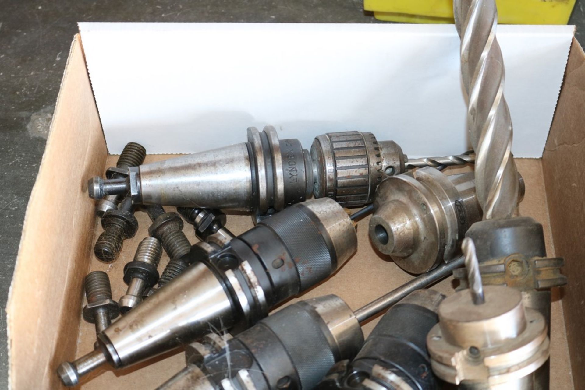 (9) CAT 40 Jacob Chuck Style, Collet, and Borring Bar Holders with Extra Pull Studs - Image 2 of 3
