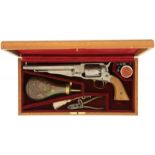 Perkussionsrevolver, Pietta, Replica Remington 1858, graviert, Kal. .44