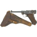 Pistole, Parabellum, Mod. P06/08, Schützenwaffe, Kal. 7.65P