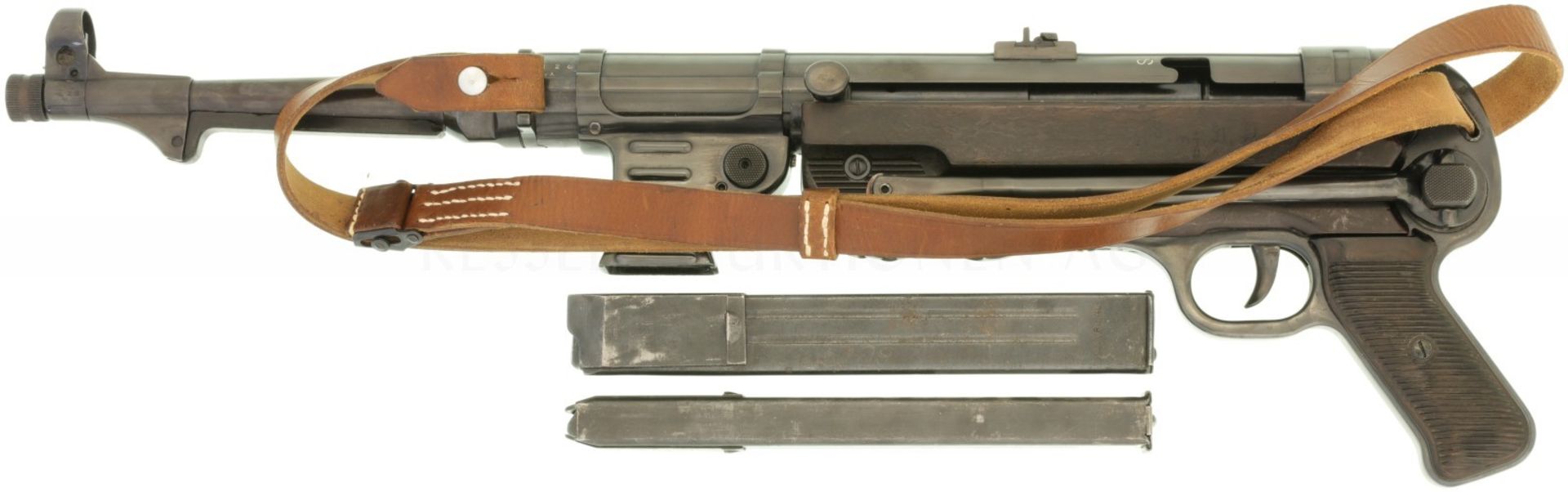 Maschinenpistole, MP 40, fxo 42 (Haenel, Suhl) Kal. 9mmP