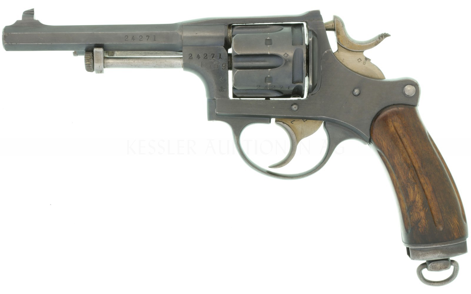 Revolver, WF Bern, Ord. 1882, späte Ausführung, Kal. 7.5mm