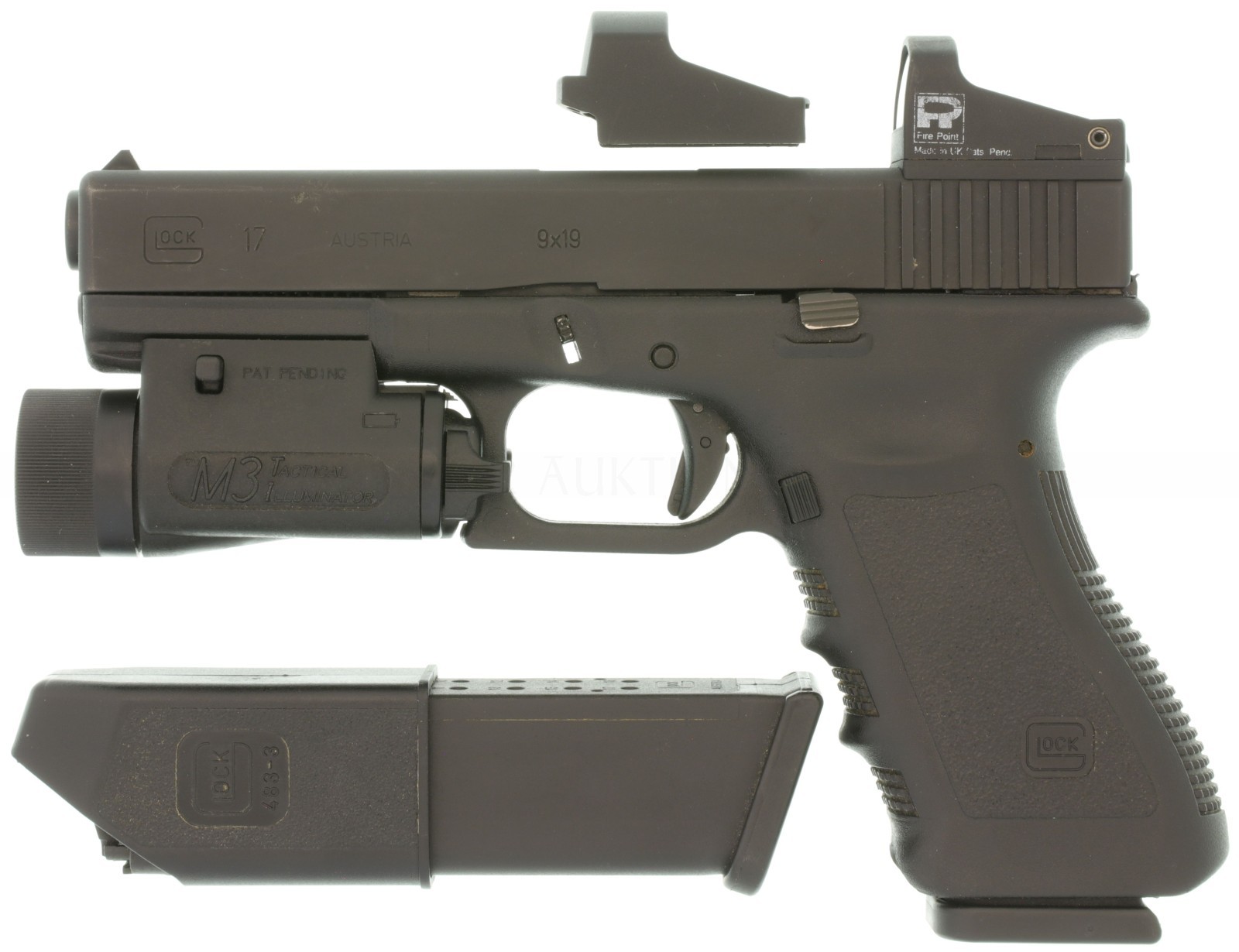 Pistole, Glock 17, Gen 3, Kal. 9mmP