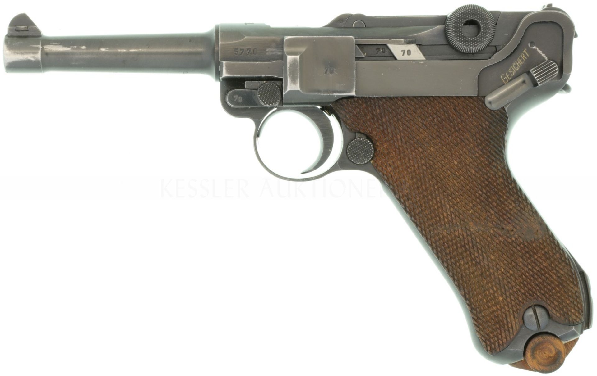 Pistole P 08, Parabellum S/42 (Mauser), 1938, Kal. 9mmP