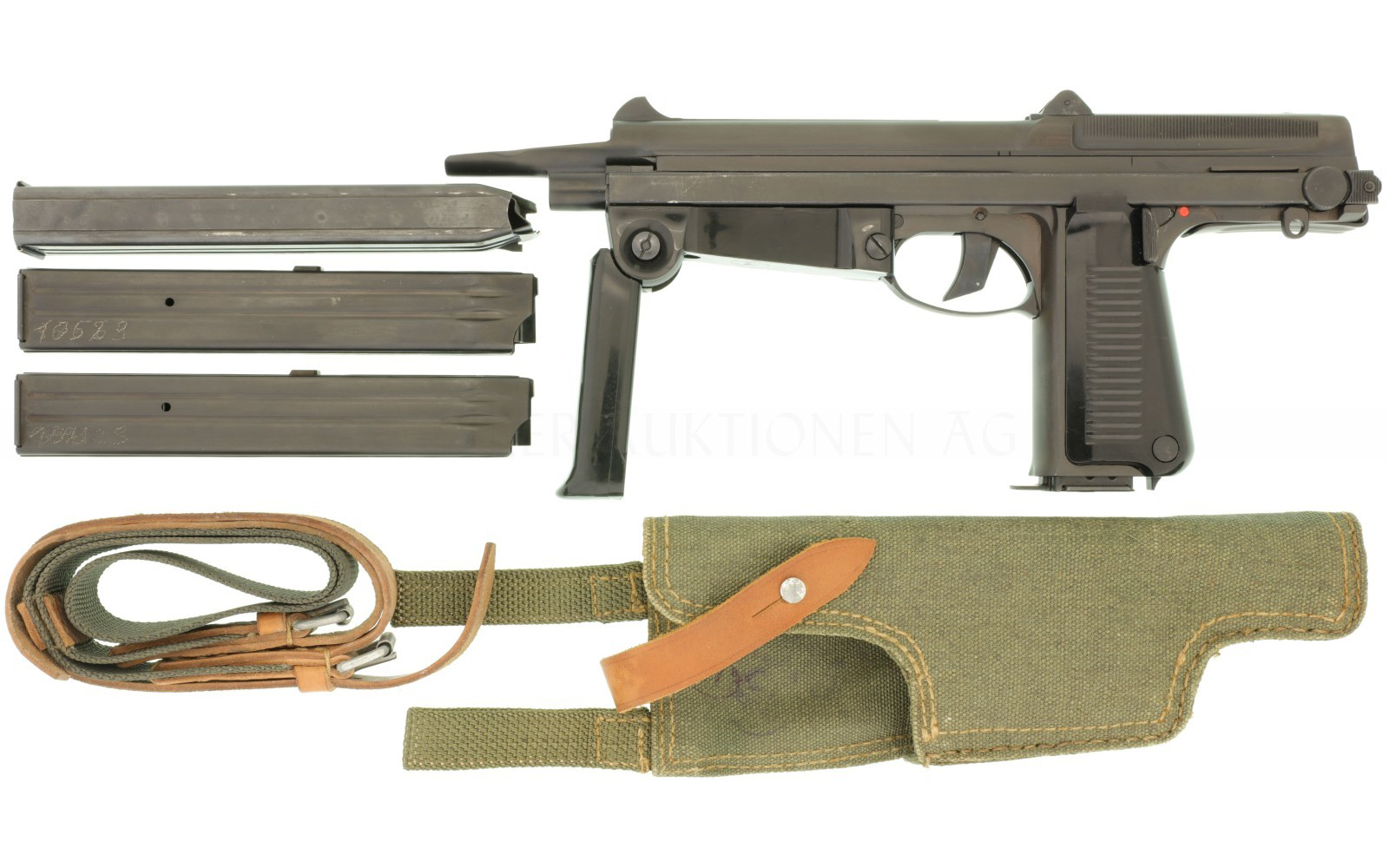 Maschinenpistole, Limex, PM 63C, Semi Auto Umbau von Pioneer Arms, Kal. 9x18