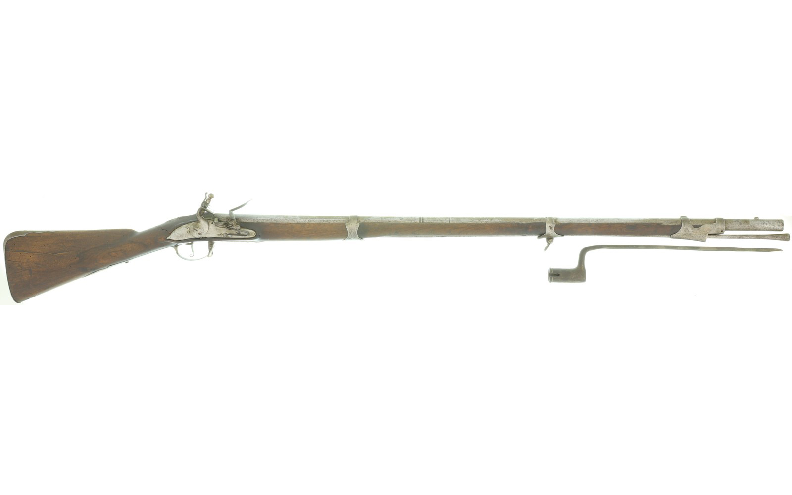Steinschlossgewehr um 1730, Suhl, kant.-Ord., Kal. 17.6mm
