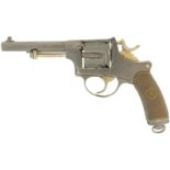 Revolver, WF Bern, Ord. 1882, Polizei Vaud, Kal. 7.5mm