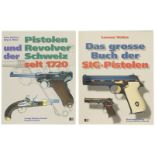Konvolut von zwei Bücher über schweizer Kurzwaffen