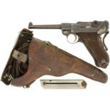 Pistole, WF Bern, Parabellum, Mod. 06, Kal. 7.65mmP