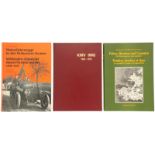 Konvolut von drei Bücher, über Pulvermacher, die KMV und Motorfahrzeuge der Schweiz