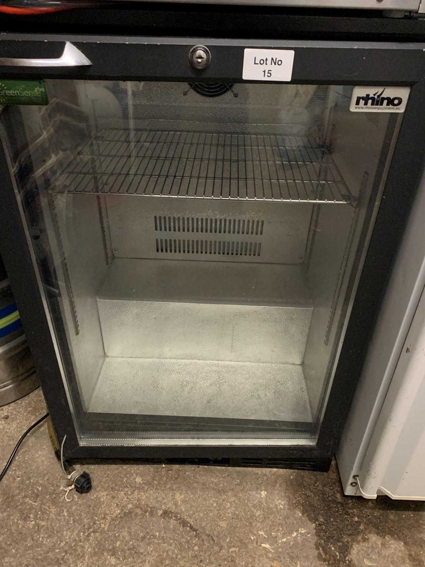 1 x single door rhino bottle cooler