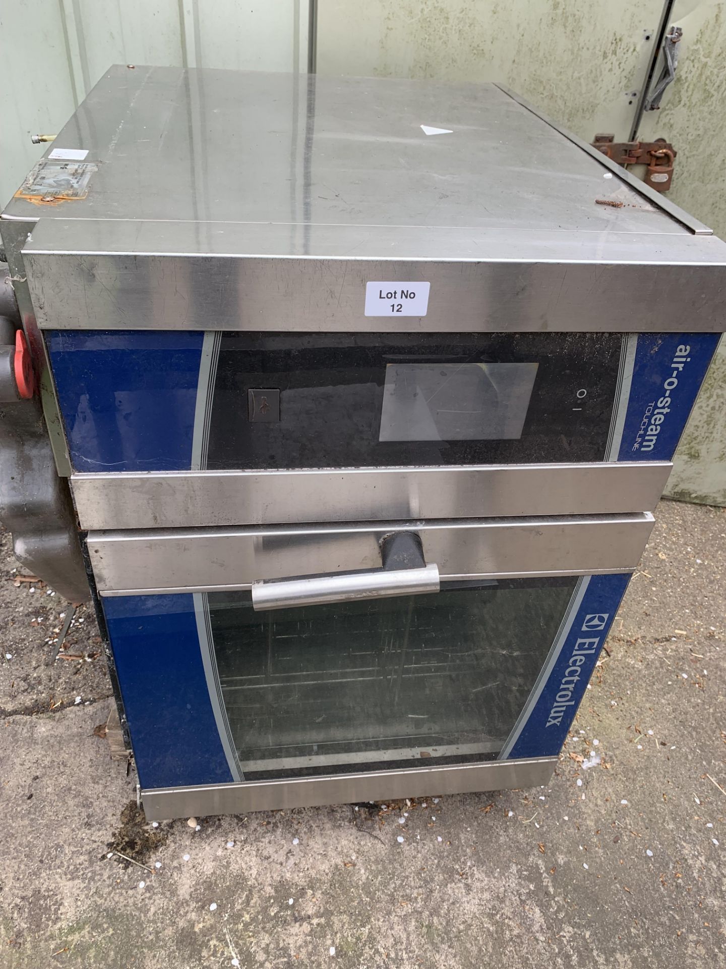 1 x Electrolux 6 grid combi oven & stand a/f