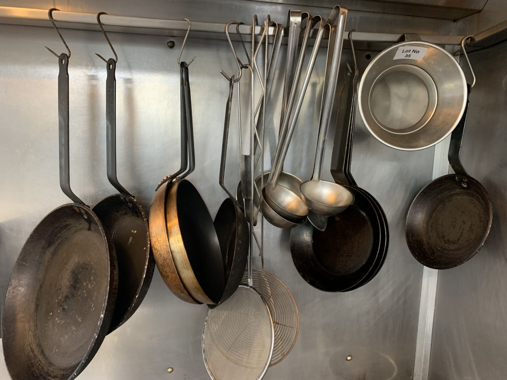 All pots pans trays and utensils as per photos