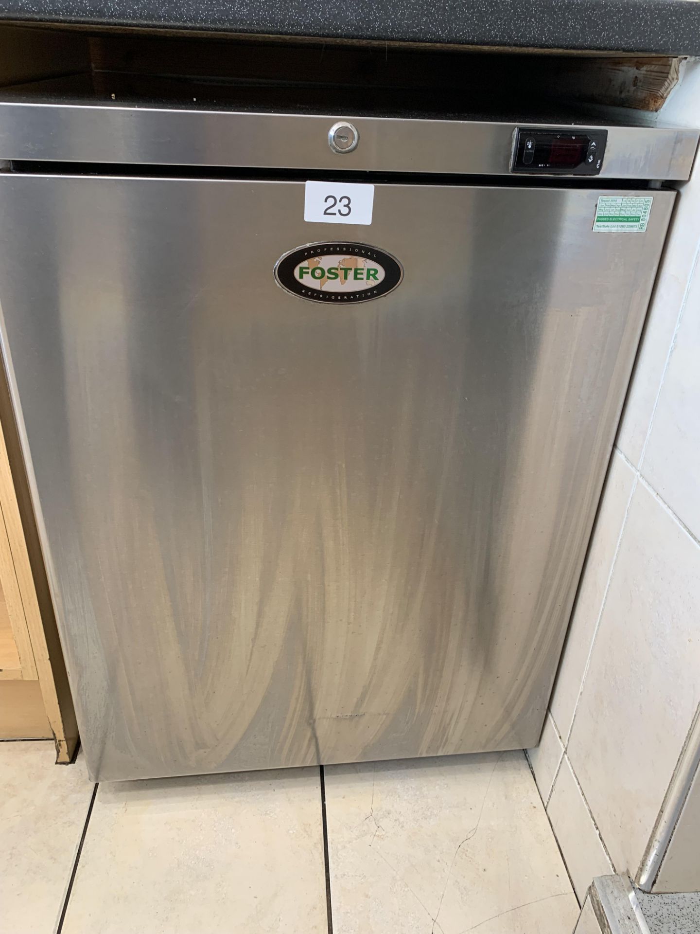 Foster Model R134A Stainless Steel under counter fridge