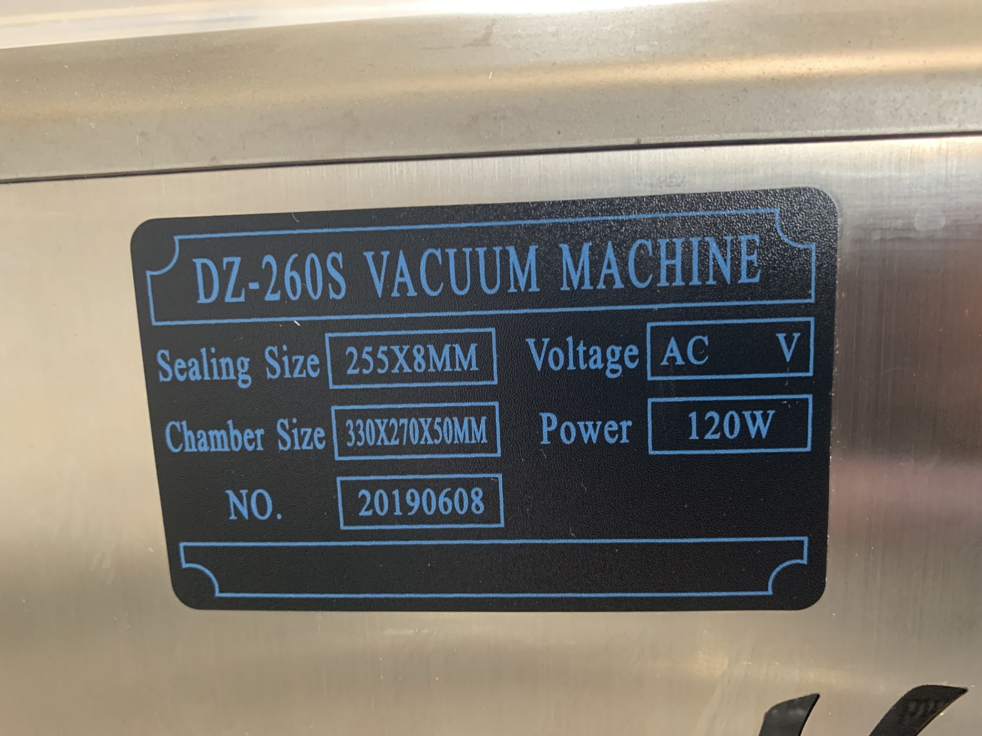 DZ-260S Vacuum Sealing Machine - Image 4 of 4