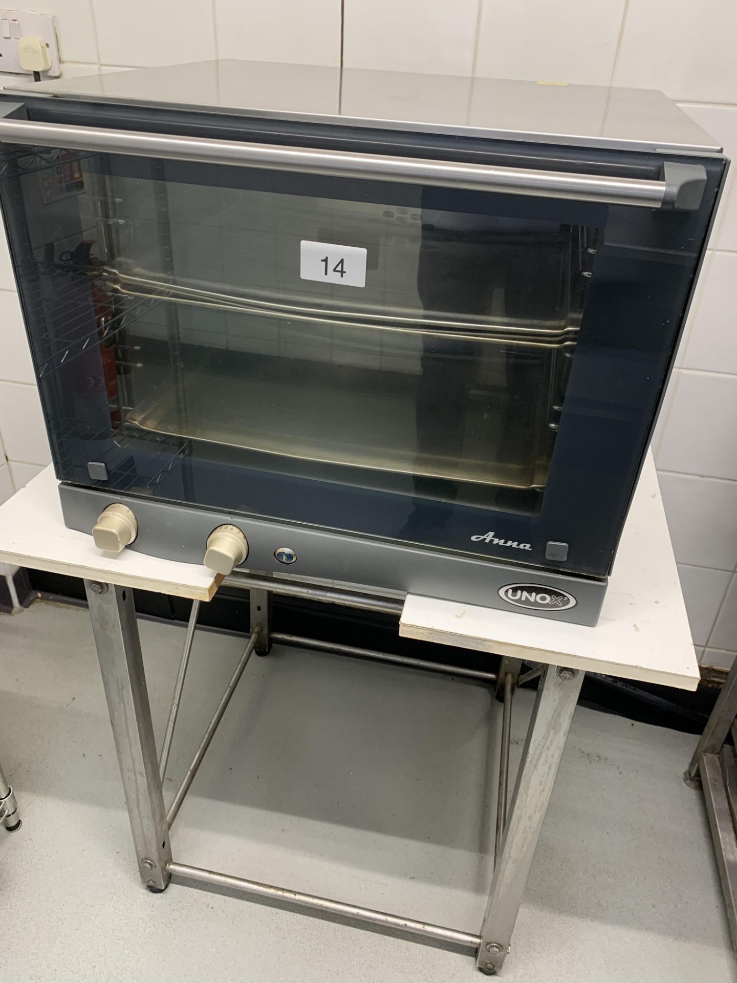 UNOX model XF023 Convection Oven on stand