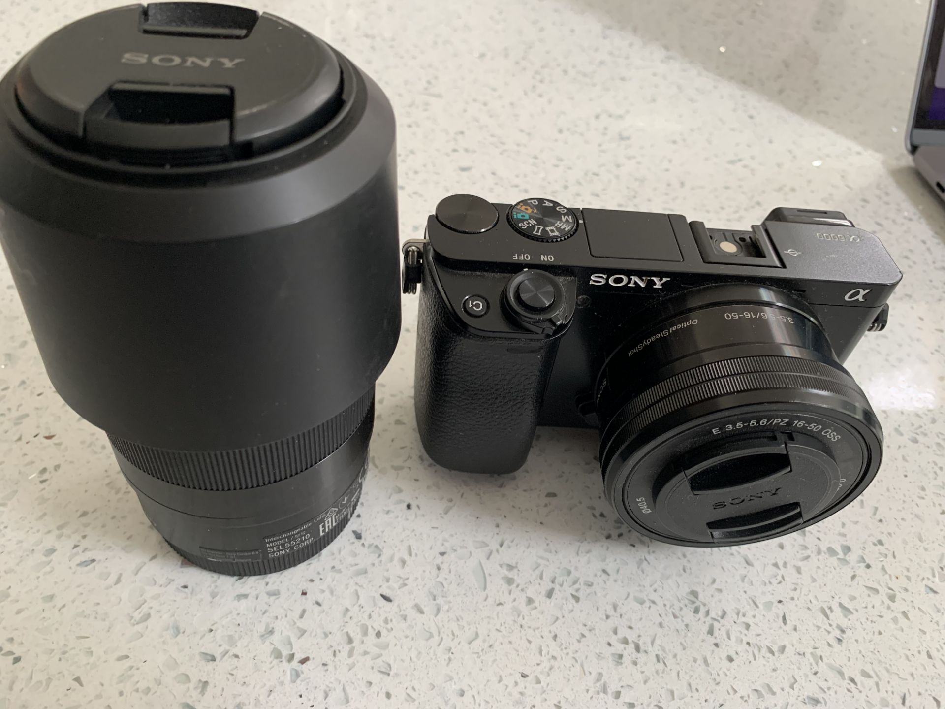 Sony Alpha 6000 Camera with 2 x lenses