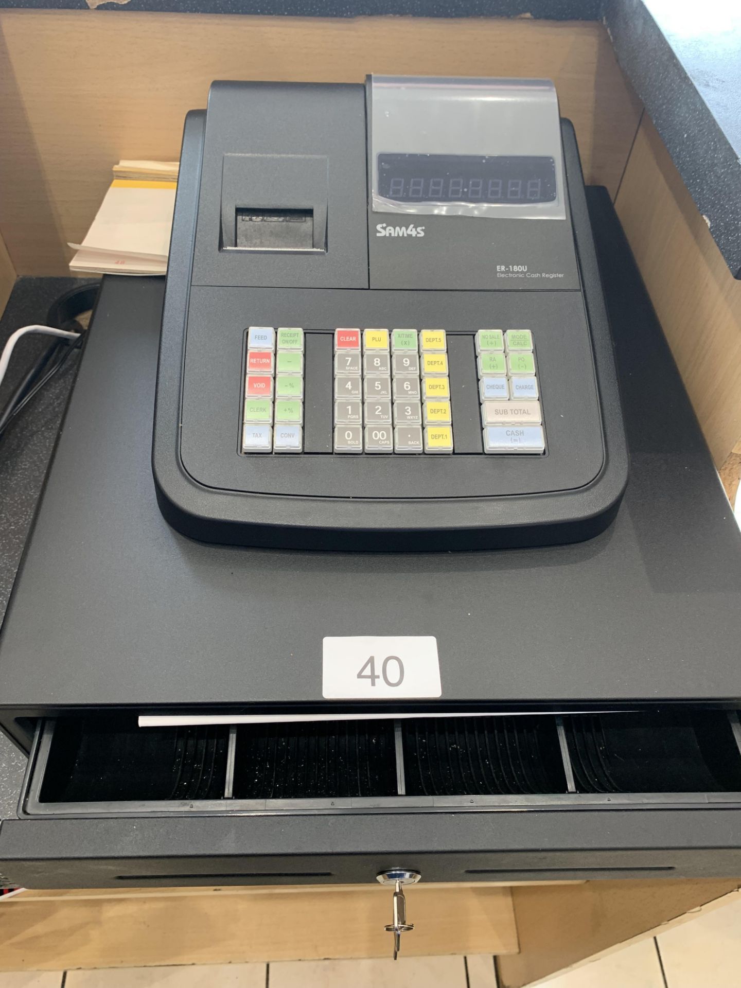 SAM4S ER180U elec cash register