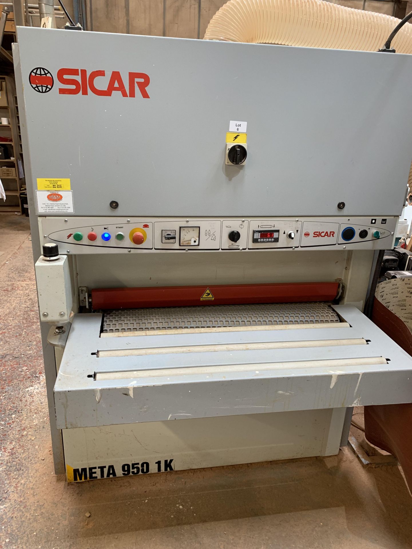 Sicar Meta 950 1K Single Belt Sander