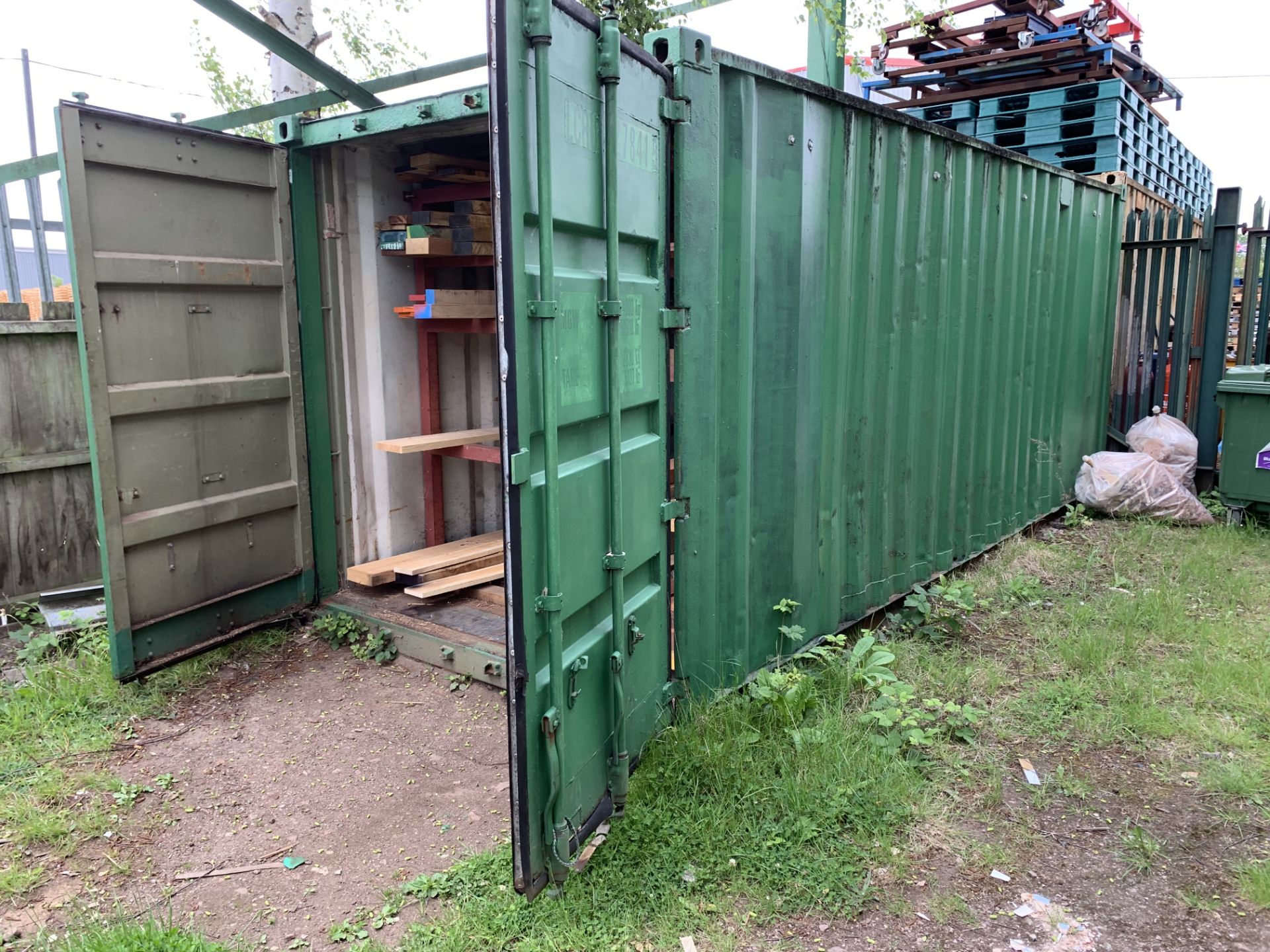 20ft Containers fitted with timber rack
