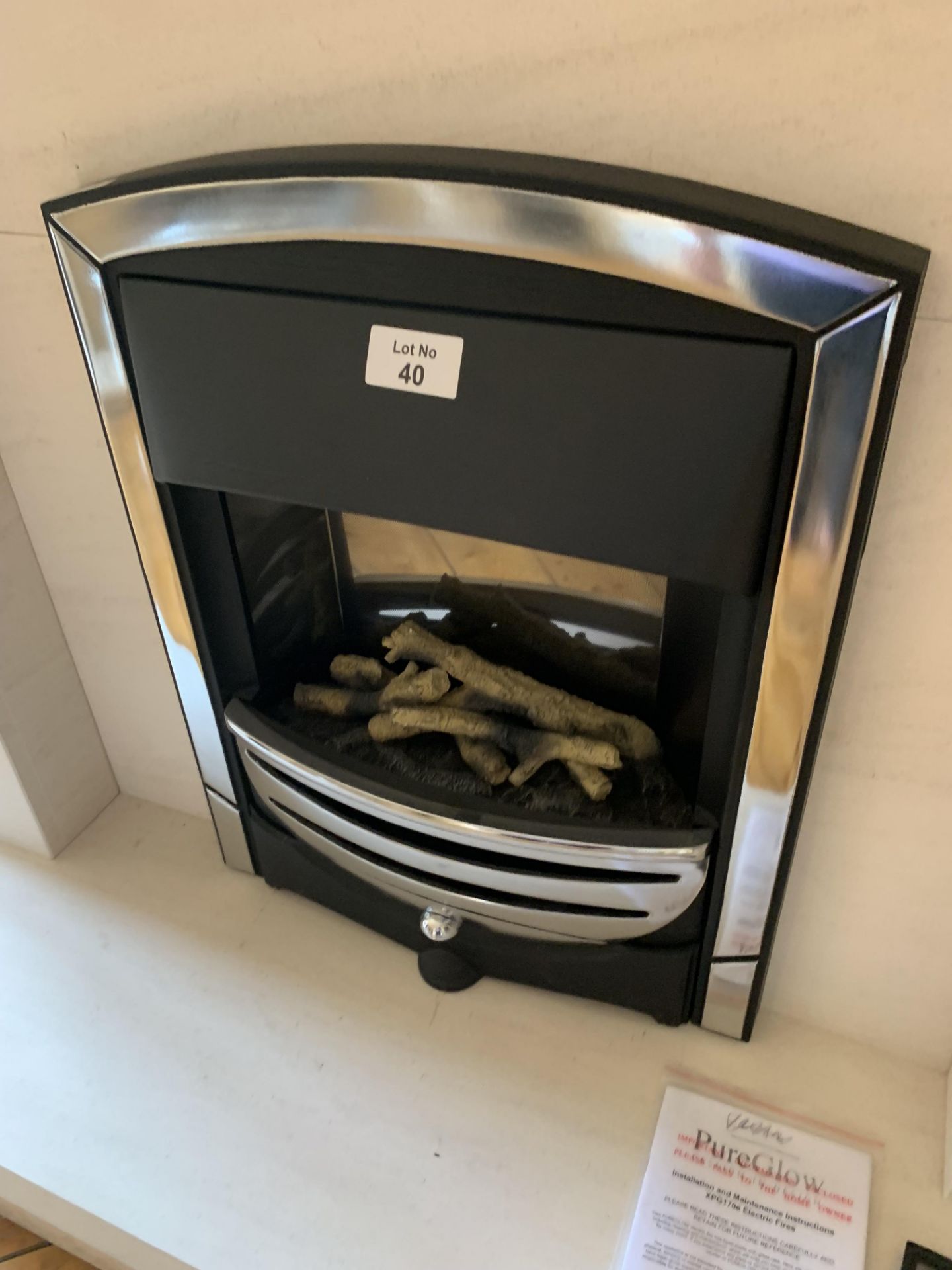 Pureglow XPG 170E Freya remote control electric fire - Image 2 of 3