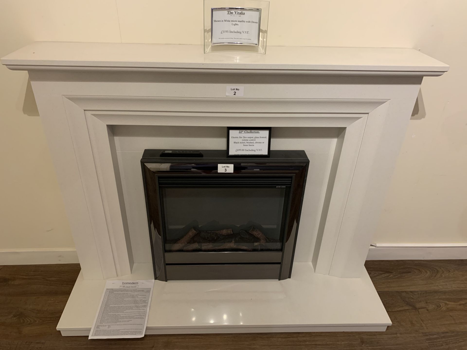 The Vitalia fire surround w 52 x h 41”