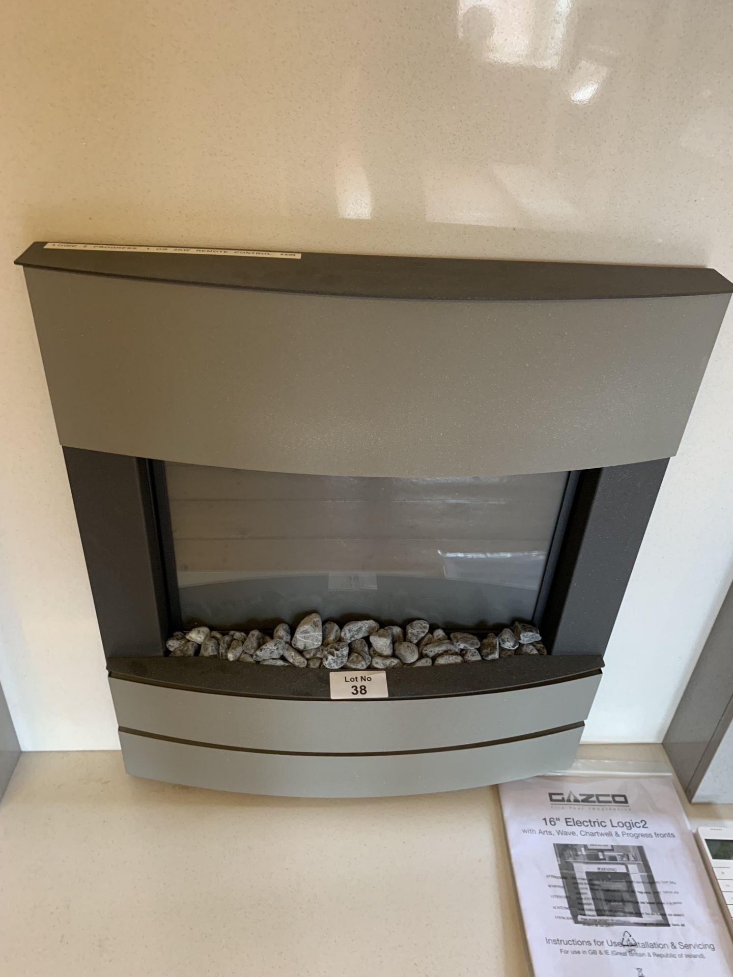 Gazco Logic 16” 2kw remote control electric fire