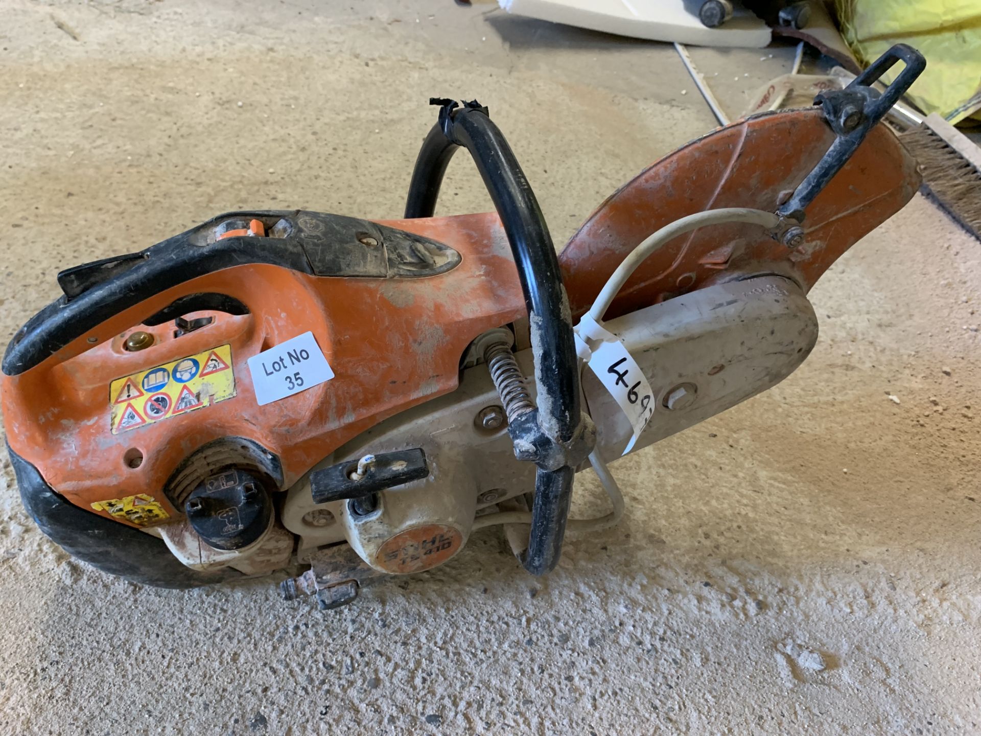 Stihl TS410 Slab cutter