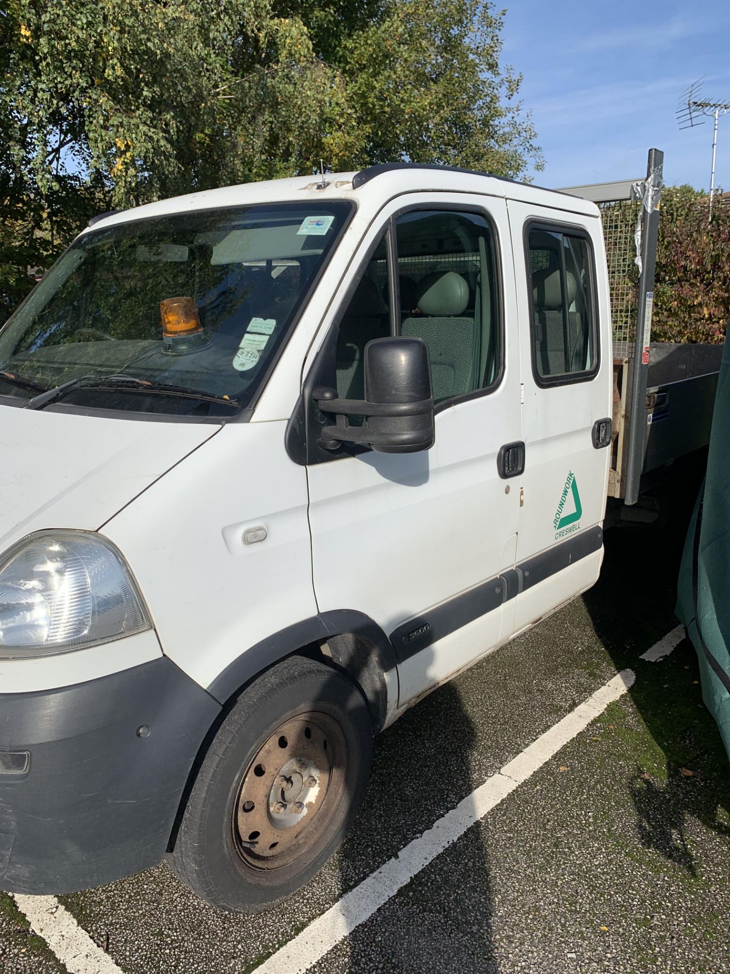 Vauxhall Movano Crew Cab Tipper reg YP57 ZYR MOT 28/3/23 2 keys some history V5C present - Image 10 of 17