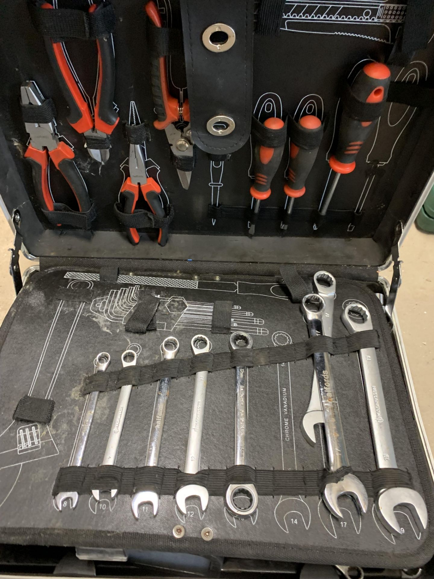 Quantity of cased tools, spanners, sockets, chisels, engraver etc as per photo - Image 2 of 4