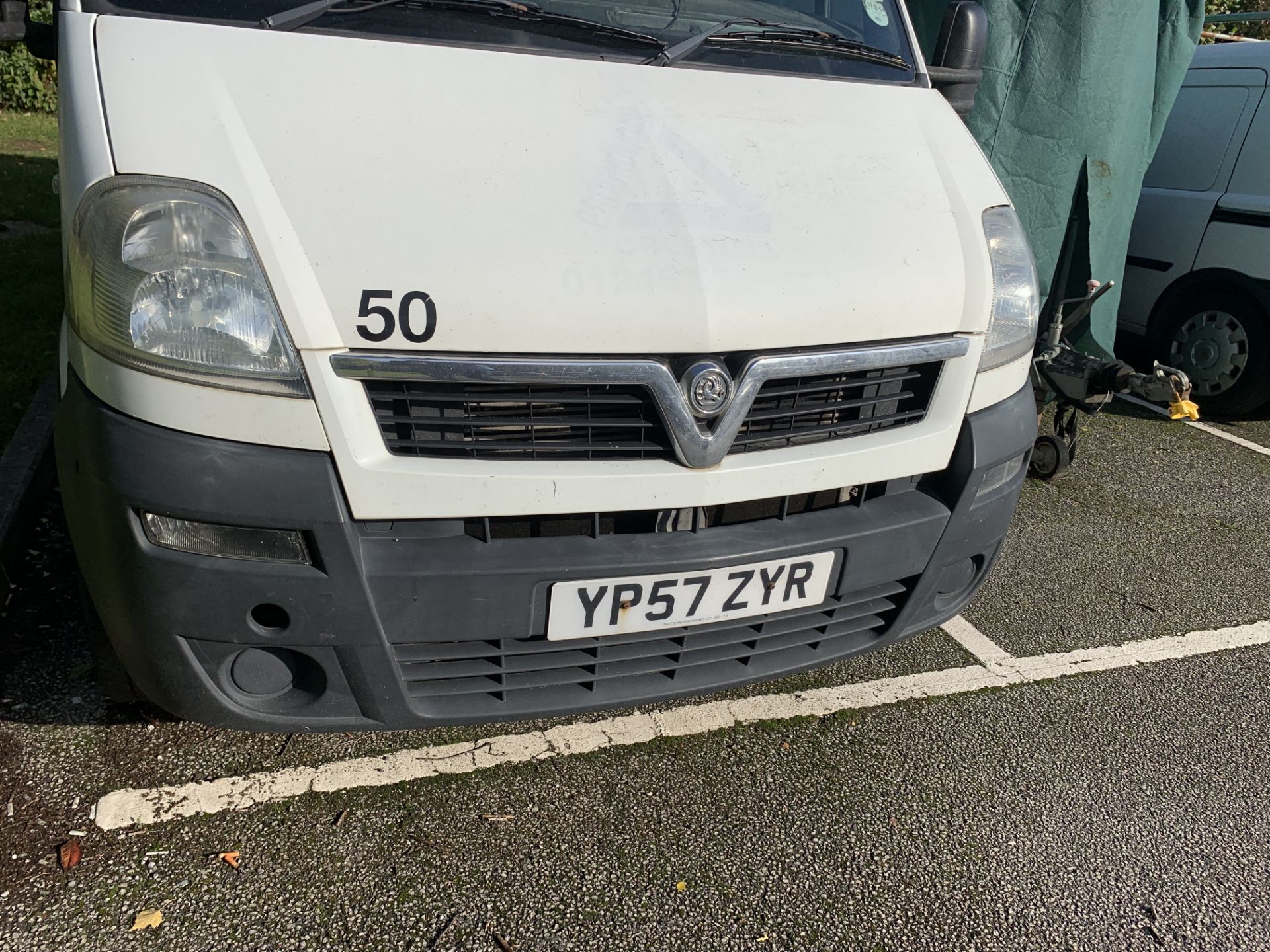 Vauxhall Movano Crew Cab Tipper reg YP57 ZYR MOT 28/3/23 2 keys some history V5C present - Image 2 of 17