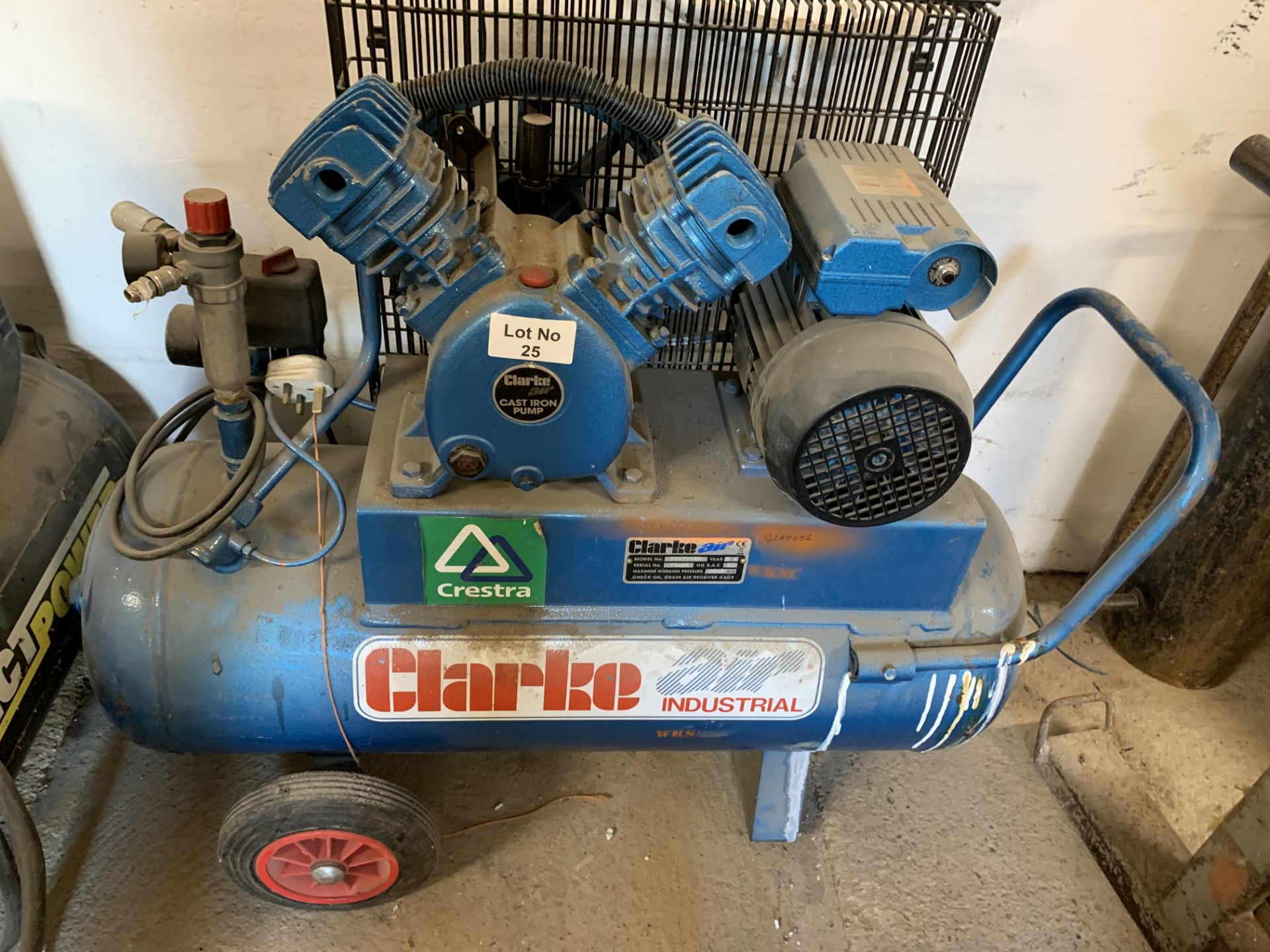 Clarke Air Compressor Model PEV11C50 10.3 Bar