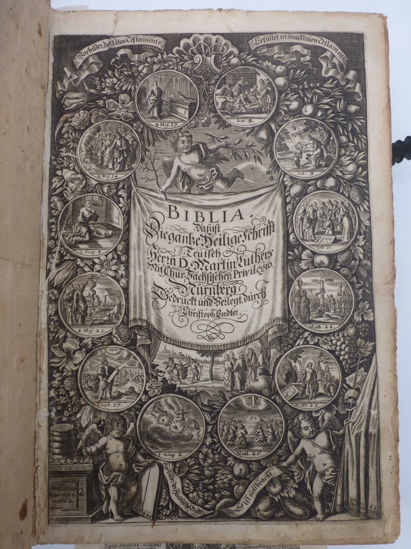 Endter Bibel / Nürnberg 1679 - Bild 2 aus 3