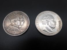 Preussen 2 Silbermünzen