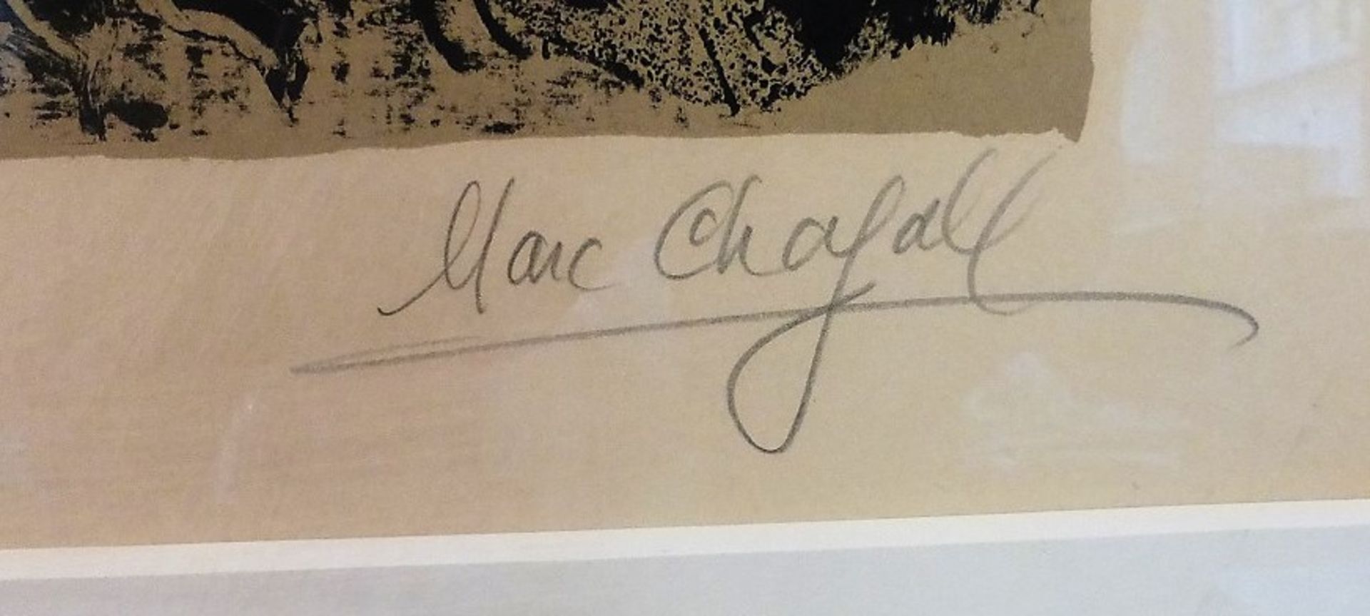 Marc Chagall / Farblithografie - handsigniert - Bild 2 aus 3