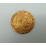 Kaiserreich Goldmünze Preussen 10 Mark
