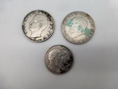 Kaiserreich 3 Silbermünzen