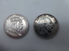 Kaiserreich Preussen - 2 Silbermünzen