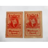 2x Würzburg Chronik 1936/1937