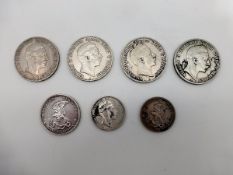 Kaiserreich - Preussen - 7 Silbermünzen