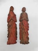 2 Barocke Assistenzfiguren / süddeutsch 18.Jh.