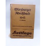 Würzburg Adressbuch 1943