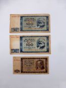 3 Banknoten DDR