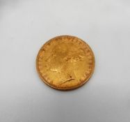 England Goldmünze Sovereign 1874