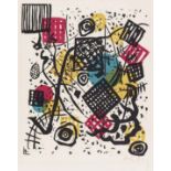 Wassily Kandinsky Kleine Welten V. Orig.-Farblithographie. Signiert. Im Stock monogrammiert. Berlin,