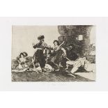 Francisco de Goya [Los Desastres de la Guerra. Madrid, Real Academia 1903]. Vollständige Suite der