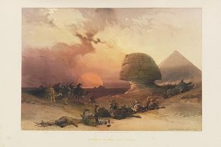 David Roberts Monumentales Ägypten Egypt and Nubia. From Drawings made on the spot. 3 Bände. London,