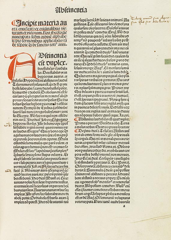 Johannes de Turrecremata Aus einer alten Klosterbibliothek Quaestiones Evangeliorum de tempore et de